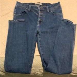 Madewell Blue Straight Leg Jeans